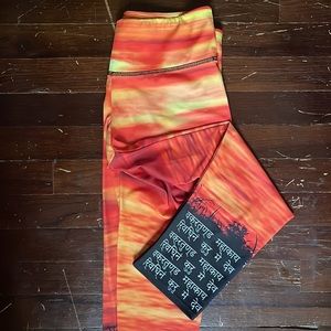 Firey ONZIE workout capri